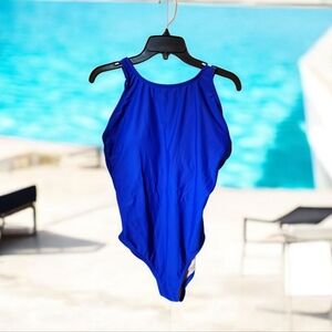 Vibrant Blue One-Piece Swimsuit
